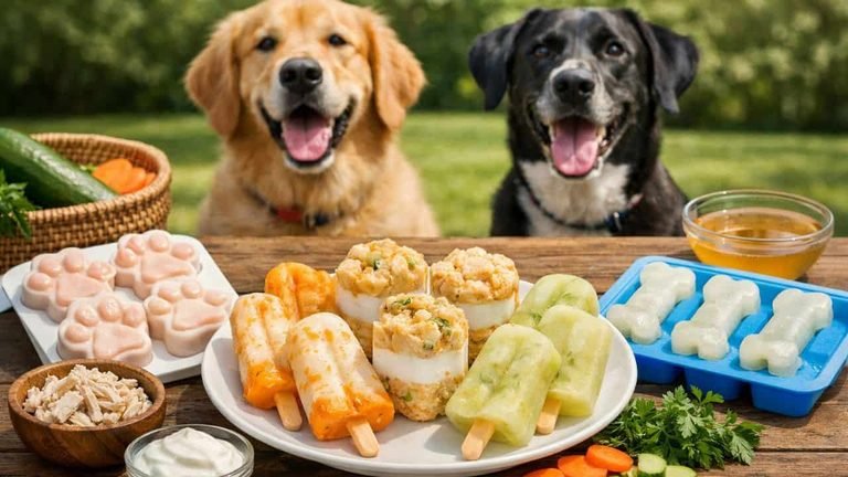 Healthy Pupsicle Recipes with Yogurt and Chicken Breast